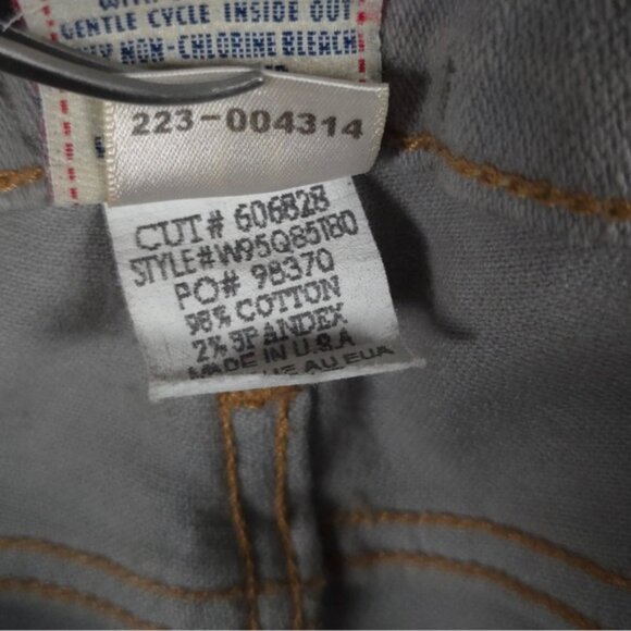 TRUE RELIGION USA Made 🇺🇸 Diamond Print Cut 606828 Jeans W95Q85180 Size 26 - Picture 13 of 14